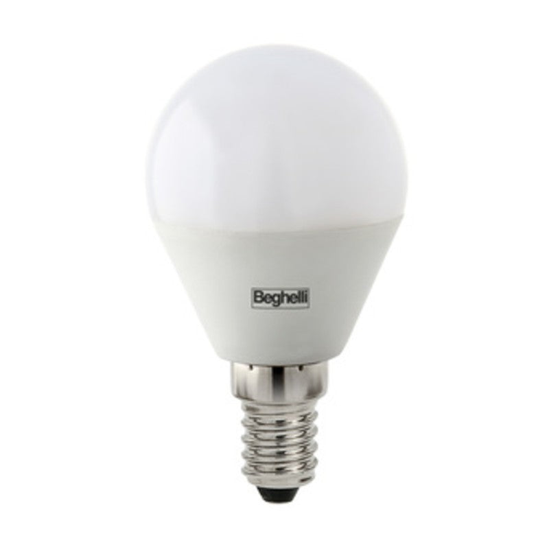 10 x BEGHELLI LED SFERA E14 5W 56813 NAT 4000K* PLAST