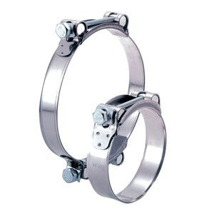 10 x C FASCETTA STRINGITUBO BULLONE SS201 W2 122-130 MM