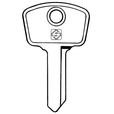 10 x CHIAVE AUTO SAFE GIOBERT AF5D SILCA
