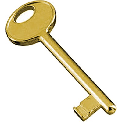 10 x CHIAVE PATENT OTTONATA AGB