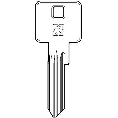 10 x CHIAVE PIATTA ABUS AB95 SILCA