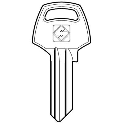 10 x CHIAVE PIATTA CORBIN CB2 SILCA