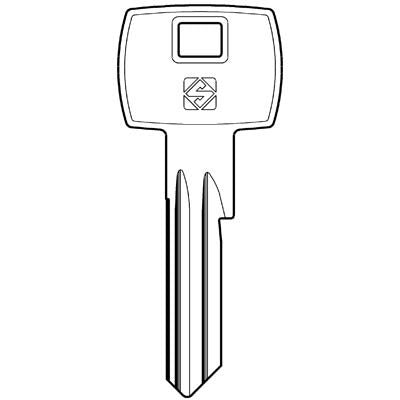10 x CHIAVE PIATTA CORBIN CB86 SILCA