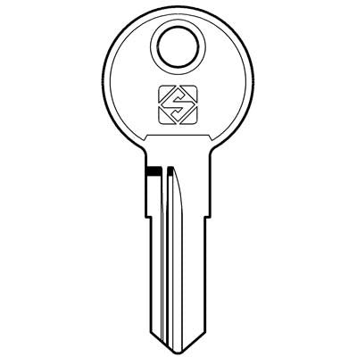 10 x CHIAVE PIATTA EUROLOCKS EU10R SILCA
