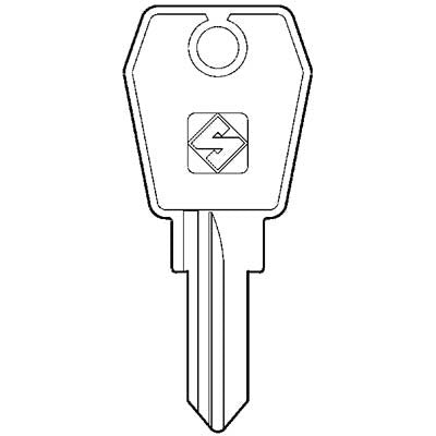 10 x CHIAVE PIATTA EUROLOCKS EU5R SILCA