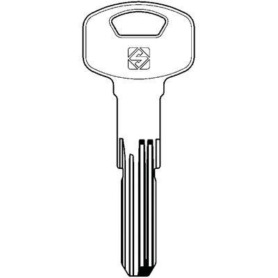 10 x CHIAVE PUNZONATA YALE YA118SMD SILCA