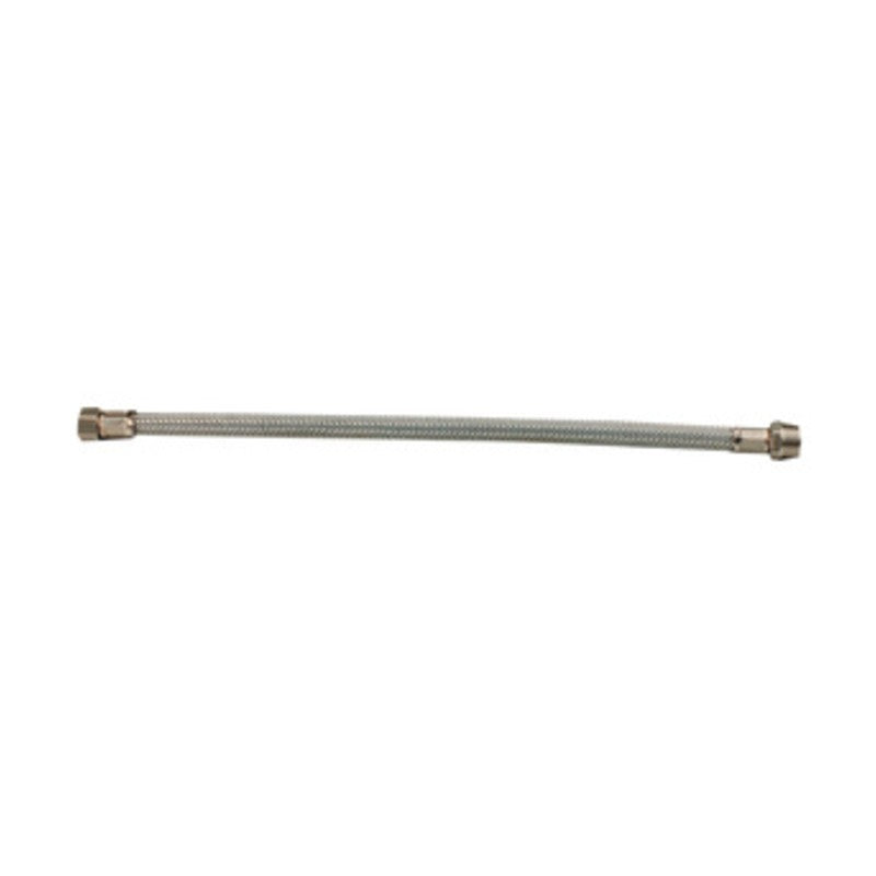 10 x FLESSIBILE INOX FEM 3/8 FEM 1/2 40CM DN.10
