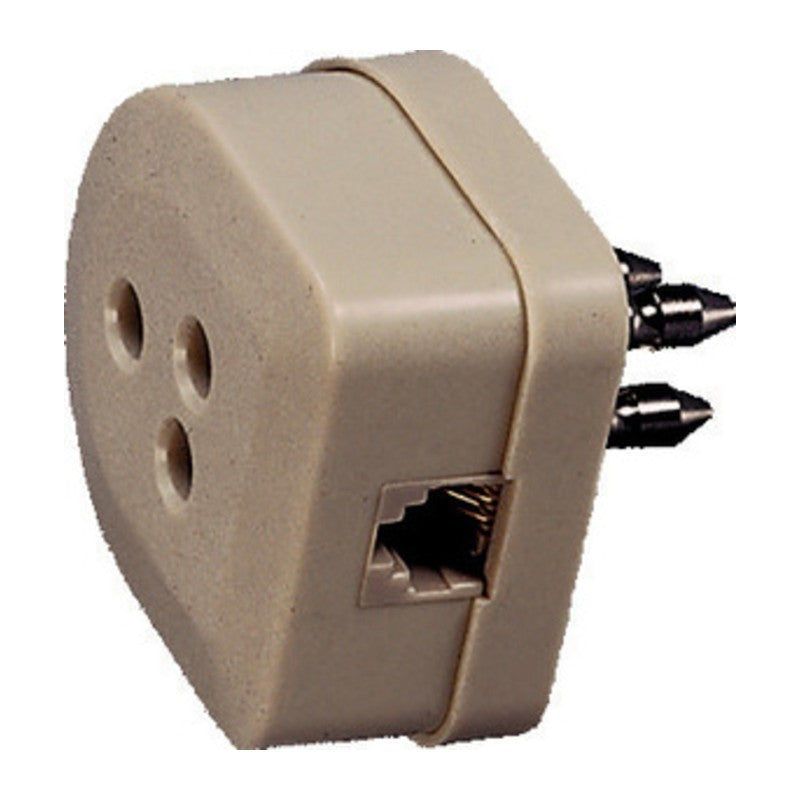 10 x FME 22.170 SPINA TELEFONICA + PRESA PLUG 6-4C