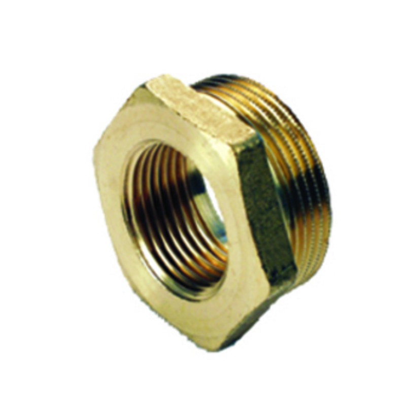 10 x IDRAULICA-RIDUZIONE 241 OTTONE GIAL D 1/2X3/8