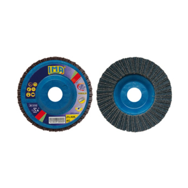 10 x IMA DISCO ZIRCONIO LAMELLARE D 115 MM GRANA 80