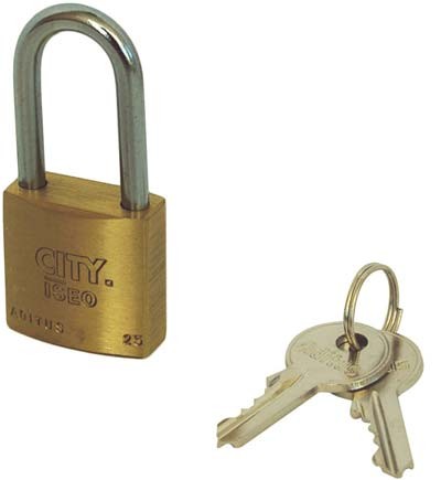 10 x LUCCHETTO ARCO LUNGO ADITUS ISEO