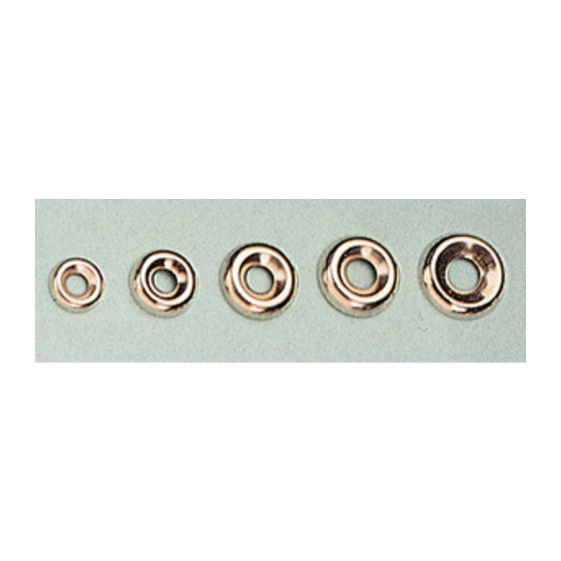 10 x ORLI SOTTOVITE ACCIAIO NICHELATO 10 MM*