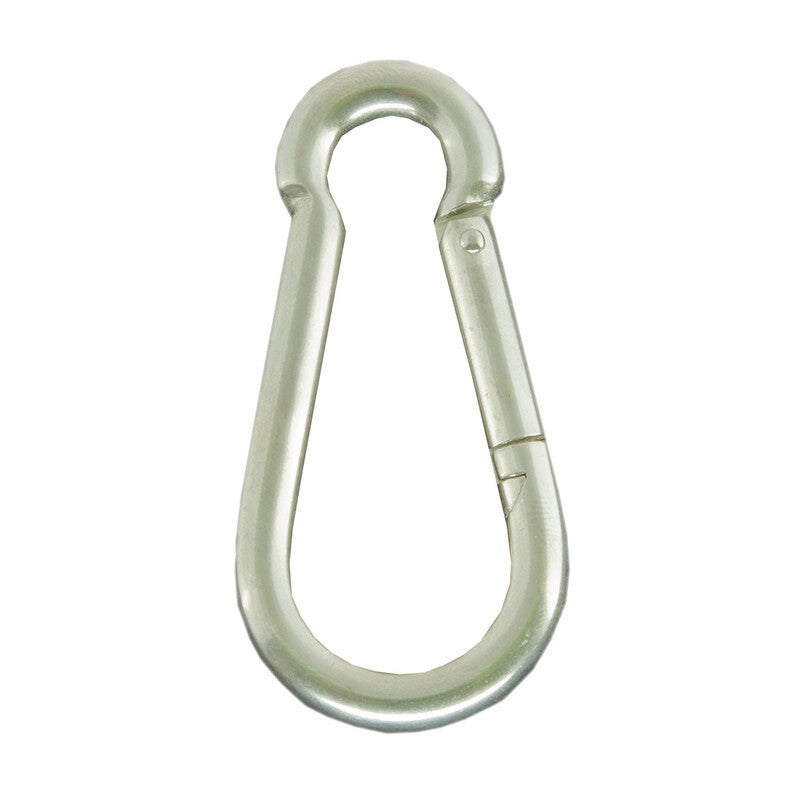 10 x PASSACAVI MOSCHETTONE ACCIAIO ZINCATO D 9X90 MM