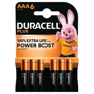 10 x PILA MINI STILO AAA PLUS POWER BOOST DURACELL