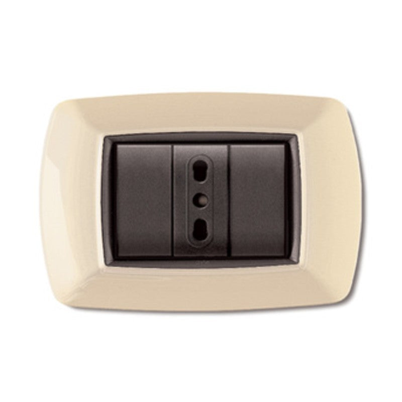 10 x PLACCA LIFE LIVING PLAST AVORIO 3P