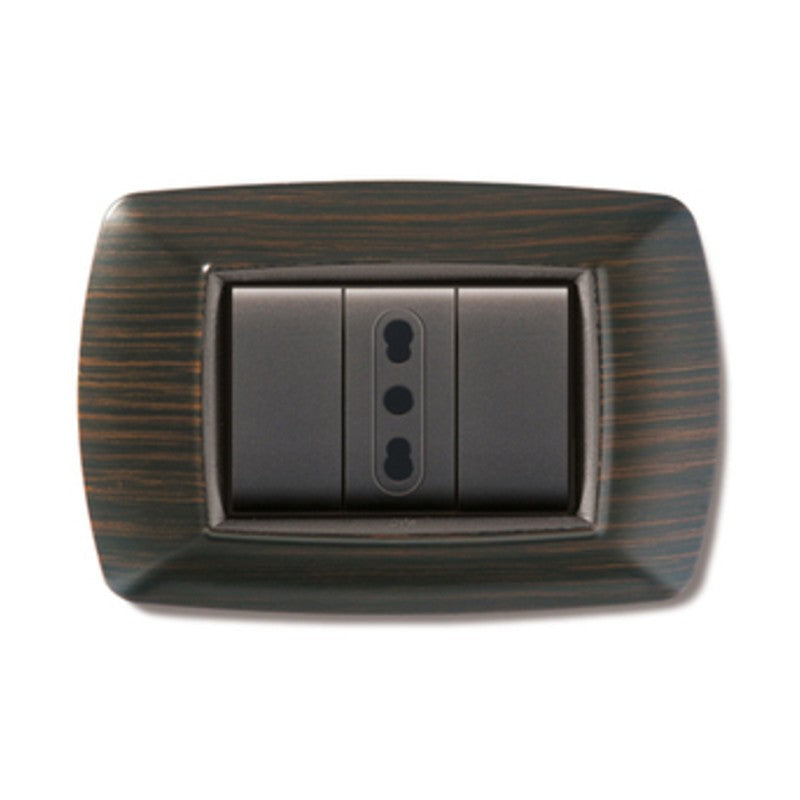 10 x PLACCA LIFE LIVING PLAST WENGE 3P