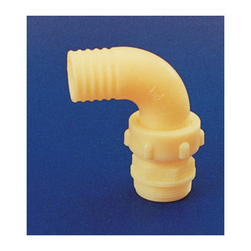10 x RACCORDO NYLON CURVO 3 PZ 2046 D 40 MM X 1.1/2*