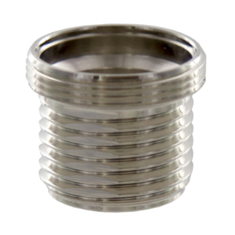 10 x RACCORDO OTTONE CROMATO FILETTATO 24X1 MAS 1/2 MAS