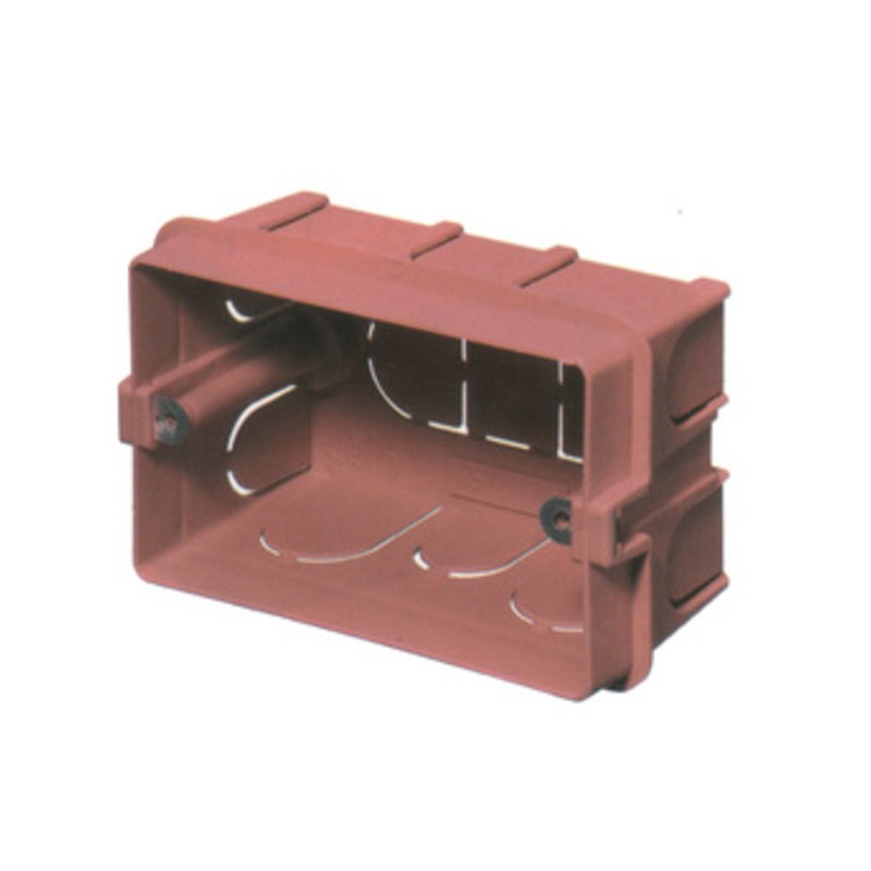 10 x SCATOLA RETTANGOLARE INCASSO 6/7 P 178X48X70MM
