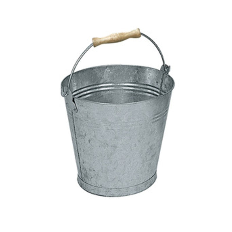 10 x SECCHIO ZINCATO 15 L D 30XH29 CM 1,08 KG