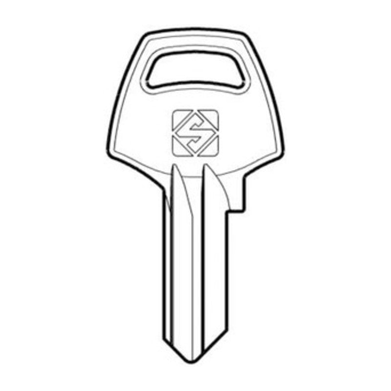 10 x SILCA CB4 CHIAVE PROFILO ACCIAIO