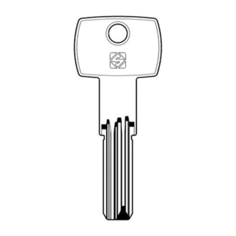 10 x SILCA CB97 CHIAVE PUNZONATA OTTONE