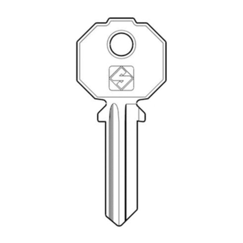10 x SILCA PF210 CHIAVE PROFILO ACCIAIO