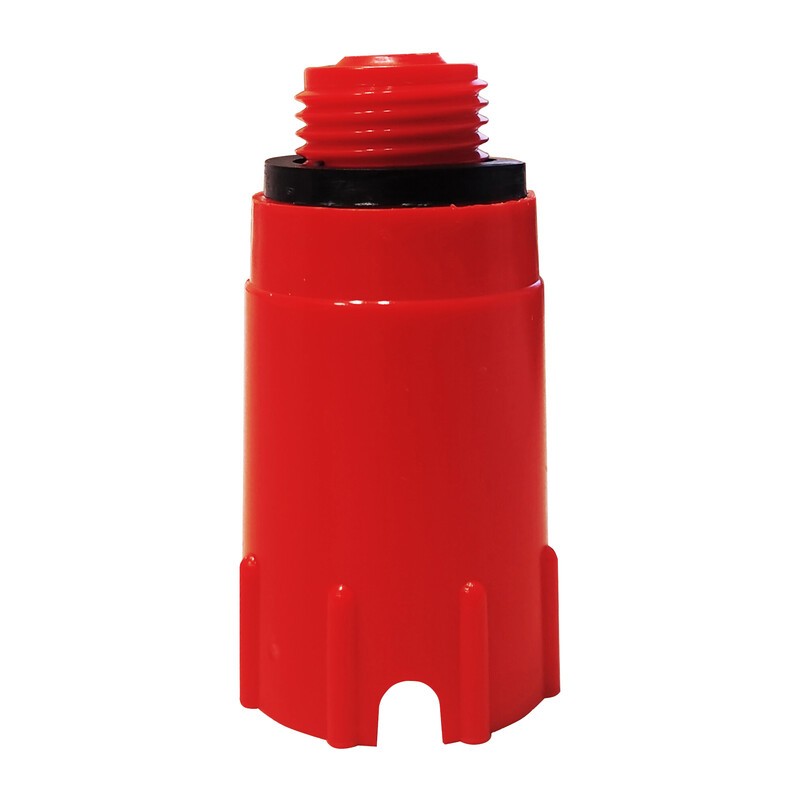 10 x TAPPO PROVA IMPIANTI ROSSO