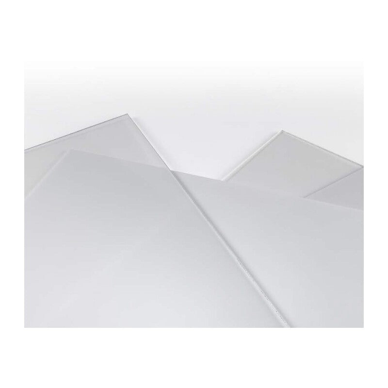 10 x VETRO SINTETICO TRASPARENTE H 50 CM 125CMX2MM