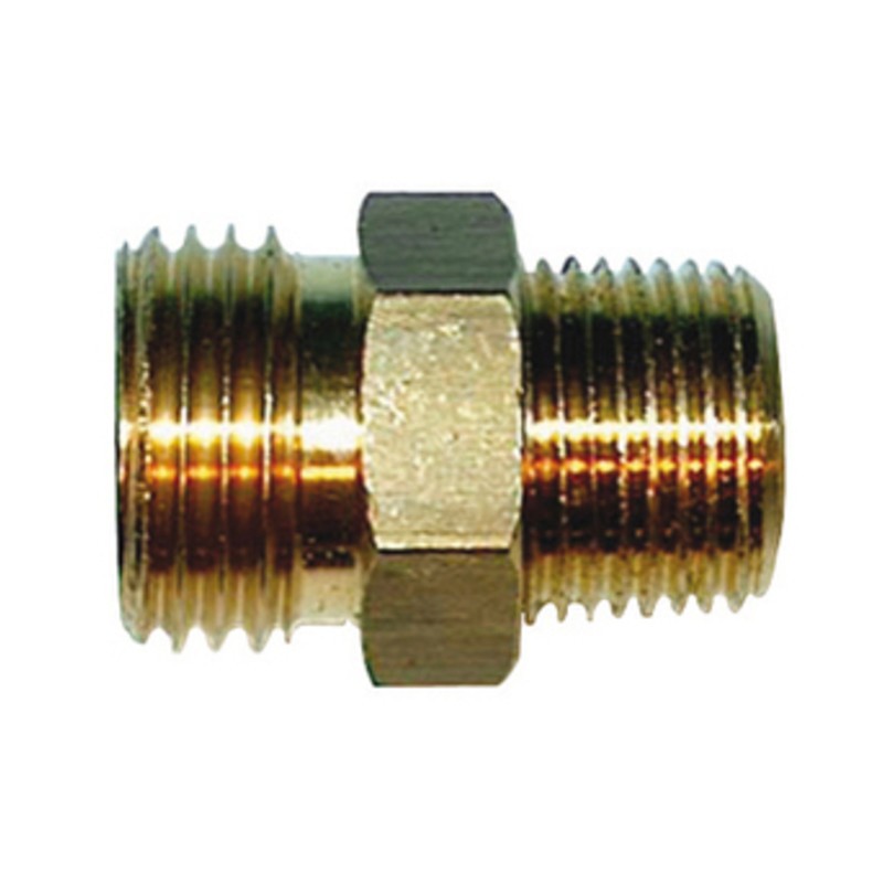10 x VITE DOPPIA DX-SX 20X14MM 5 NIPPLO**