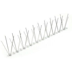 100 x C DISSUASORE P/VOLATILI CM 50 40 SPILLI INOX POLIC/201
