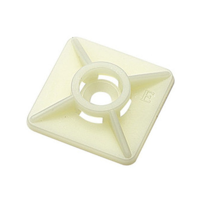 100 x ELEMATIC BASETTA P/FASCETTA BIDIREZION 19X19 MM
