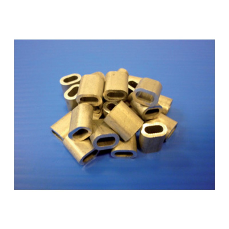 100 x MORSETTO FILO STENDIBIANCHERIA NOVOFIL D 3 MM
