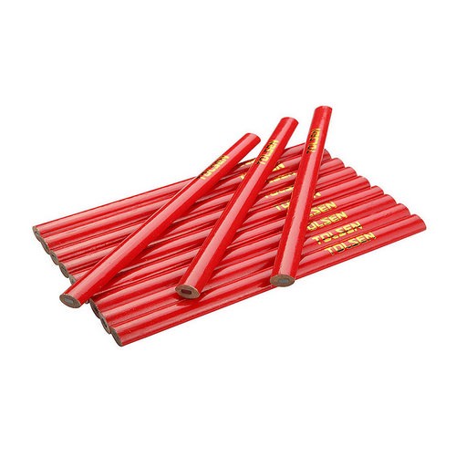 12 PZ LAPIS DA CARPENTIERE Misura: 4x2 mm