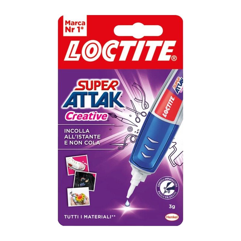 12 x ADESIVO SUPER ATTAK CREATIVE 3 G