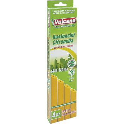 12 x BASTONCINI ANTI ZANZARE GREEN VULCANO