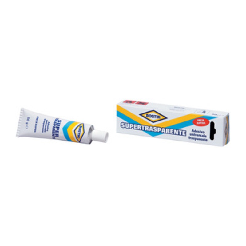12 x BOSTIK SUPERTRASPARENTE ADESIVO 125 G