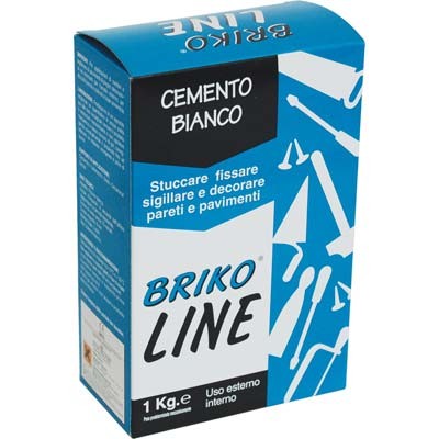 12 x CEMENTO BIANCO BRIKO LINE