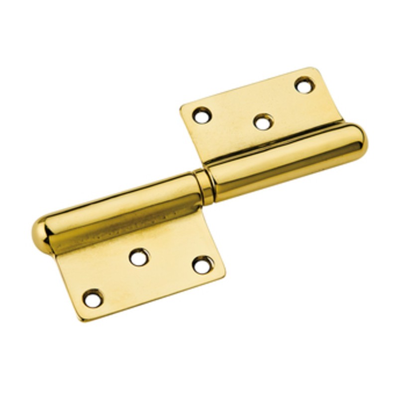12 x CERNIERA IN GROSSEZZA 50 OTTONE LUC H 100 MM SX*