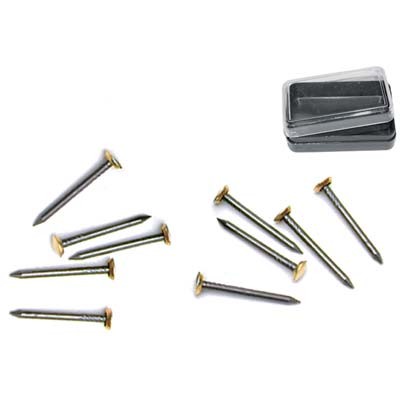 12 x CHIODO TESTA OTTONE PRONTY