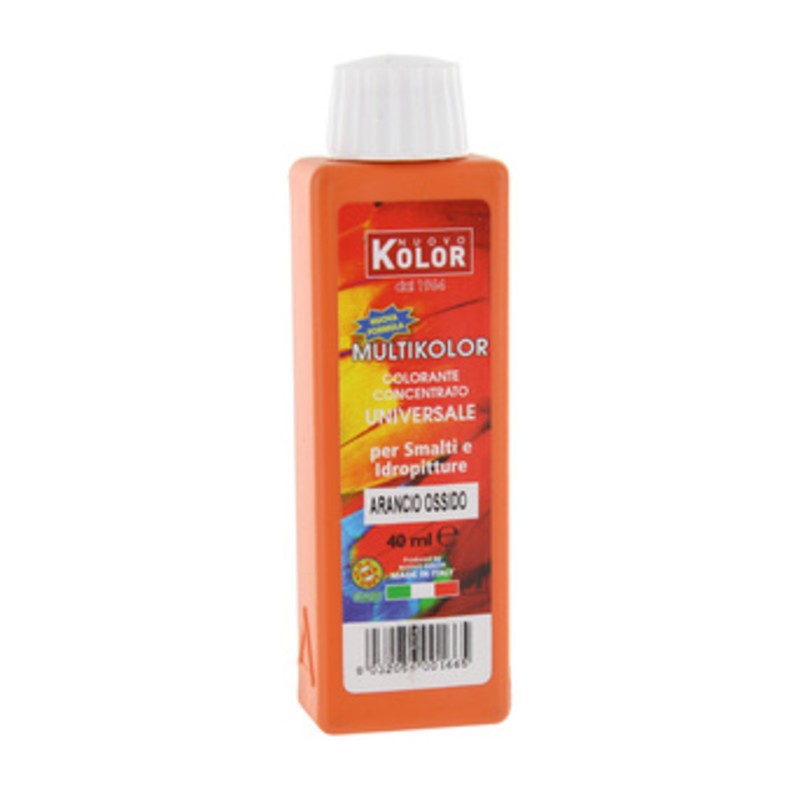 12 x COLORANTE UNIVERSALE 40 ML ARANCIO OSSIDO 100RL
