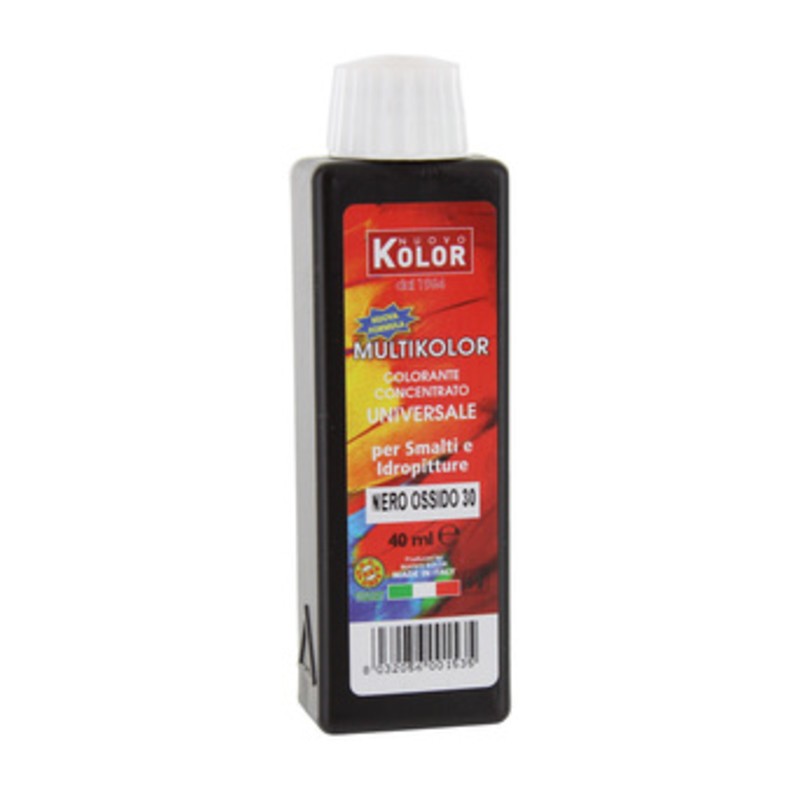 12 x COLORANTE UNIVERSALE 40 ML NERO OSSIDO 30RL