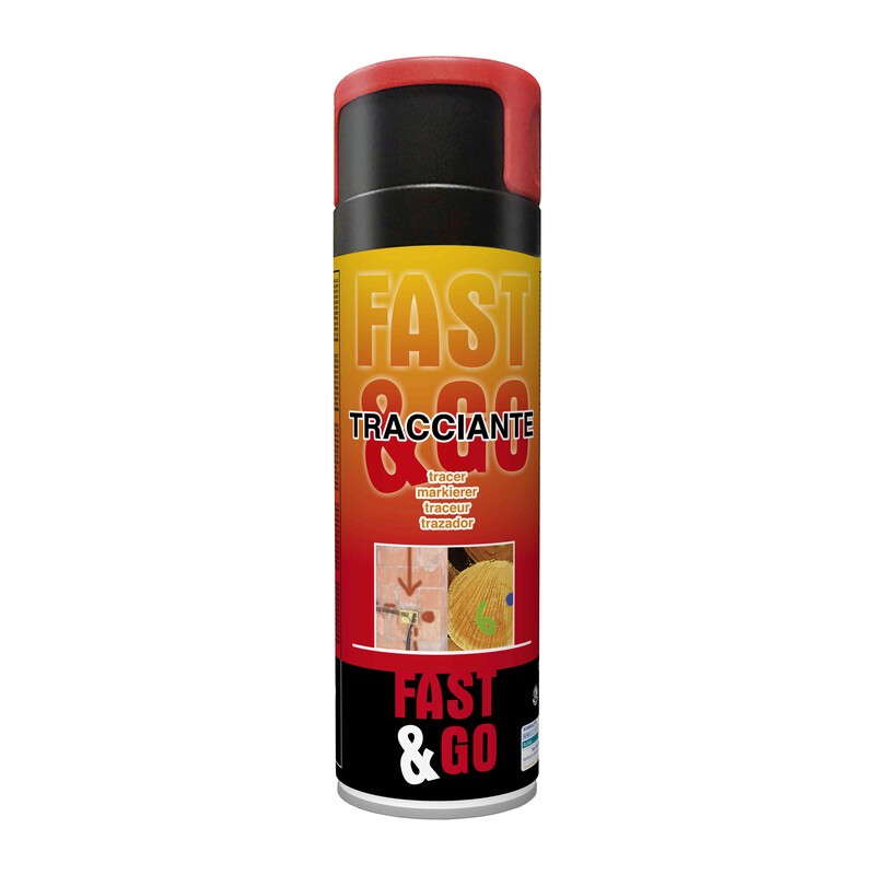 12 x FASTGO SPRAY TRACCIANTE VERNICE BIANCO 500 ML