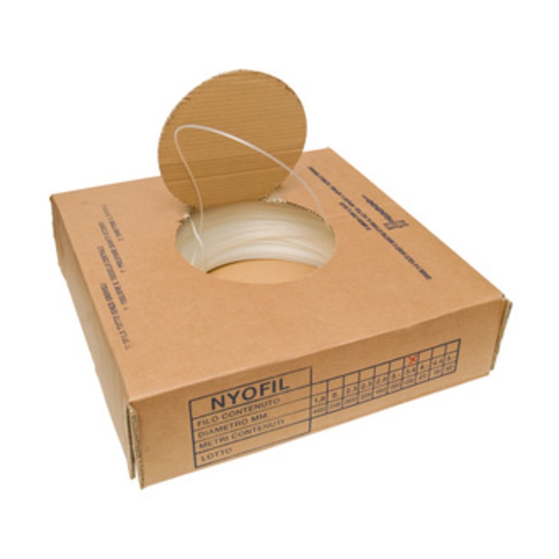 12 x FILO STENDIBIANCHERIA NYOFIL NYLON SPECIAL D 4 MM