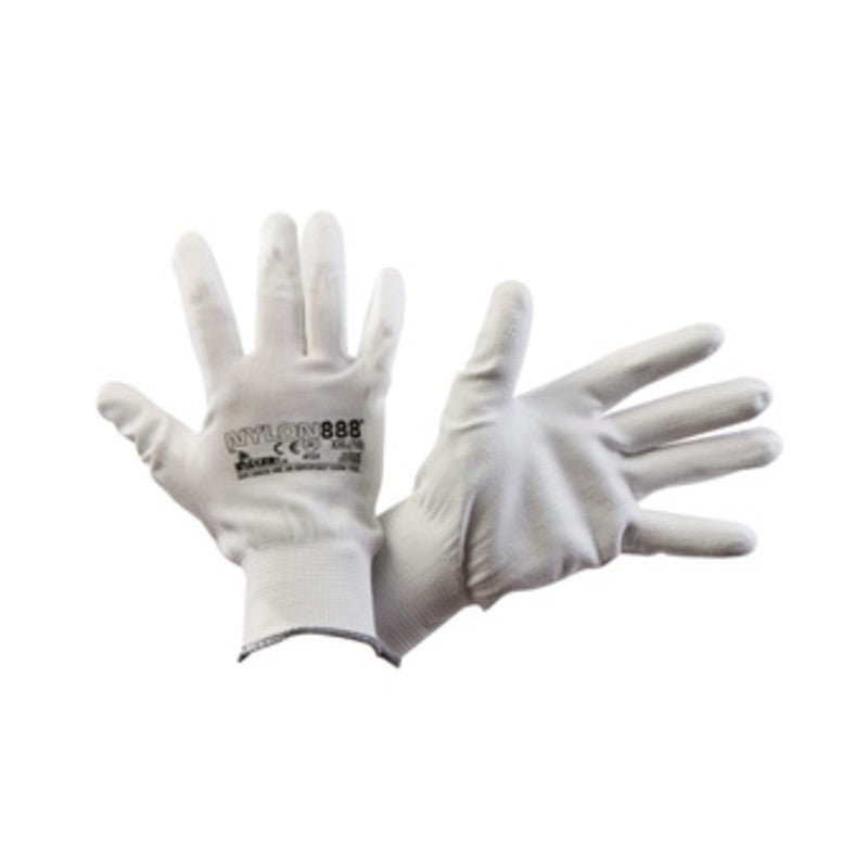 12 x GUANTI NYLON/888 PALMO POLIURETANO TG. 9
