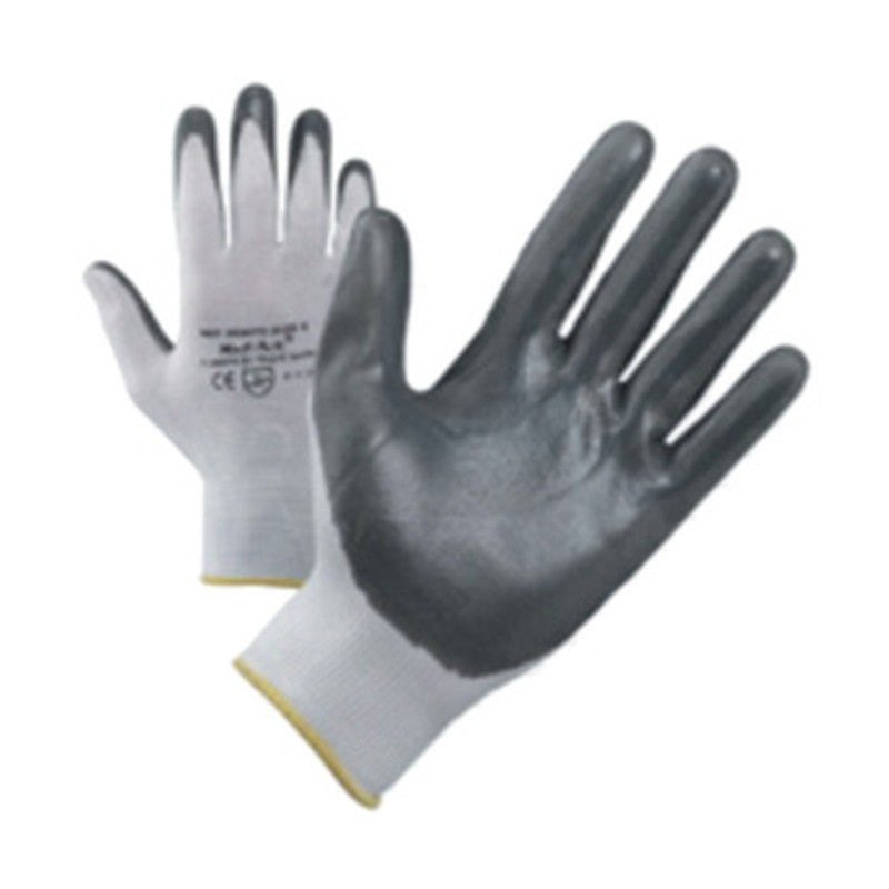 12 x GUANTI NYLON/NITRILE NBR 999 TG. 8