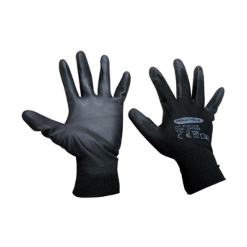 12 x GUANTI NYLON POLIURETANO ECO-LITE GRIGIO TG. 6