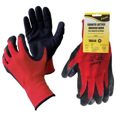 12 x GUANTO LATTICE RUGOSO NERO HV WORKIT