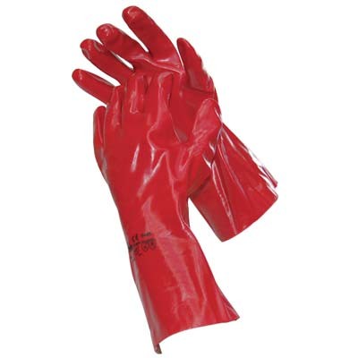12 x GUANTO PVC ROSSO