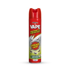 12 x INSETTICIDA MOSCHE E MULTINSETTO SPRAY STOP VAPE 400 ML